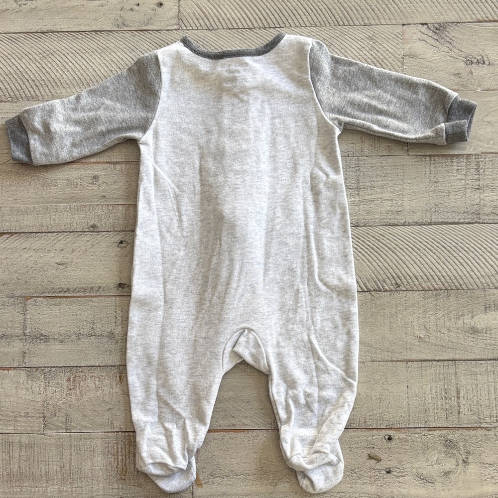 Calvin Klein Light Gray Kids Footie - Picture 2 of 2
